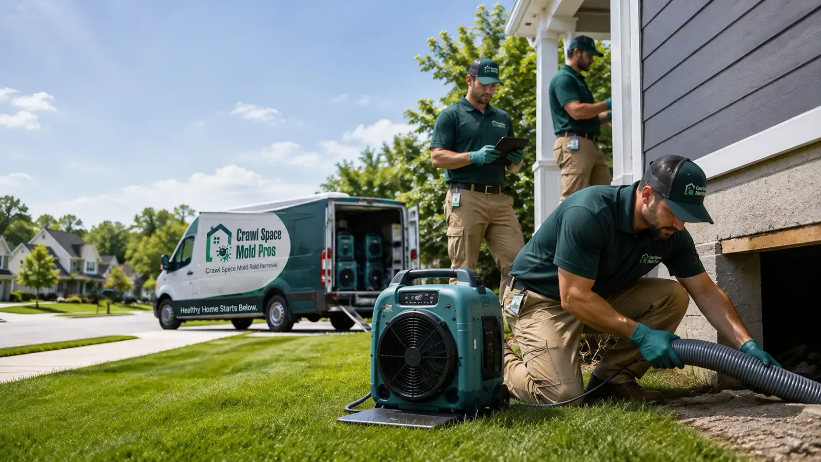 Crawl Space Mold Removal in Long Valley, NJ